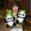 Cute Iron Head Bamboo-breaking Panda Plush Toy Animal Zoo Gift Stuffed Animal Birthday Present Panda Doll Characters)