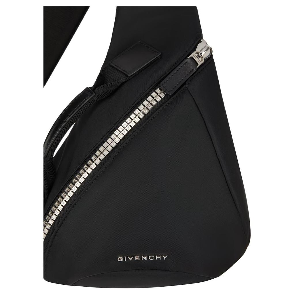 Givenchy G Zip Leather Sling Bag Small Men's Black BKU03NK1JE-001