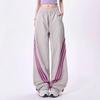 Unisex Quick-Dry Three-Stripe Three-Dimensional Waist Wide-Leg Pants for Spring/Summer/Autumn