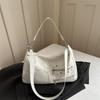 Koreanische Niet PU Schulter Unterarmtaschen für Damen Vielseitige Unifarbene Damen Crossbody Tasche Große Kapazität Damen Tote Handtaschen