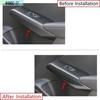 For Acura Integra -2024 Carbon Fiber Interior Door Armrest Panel Cover New