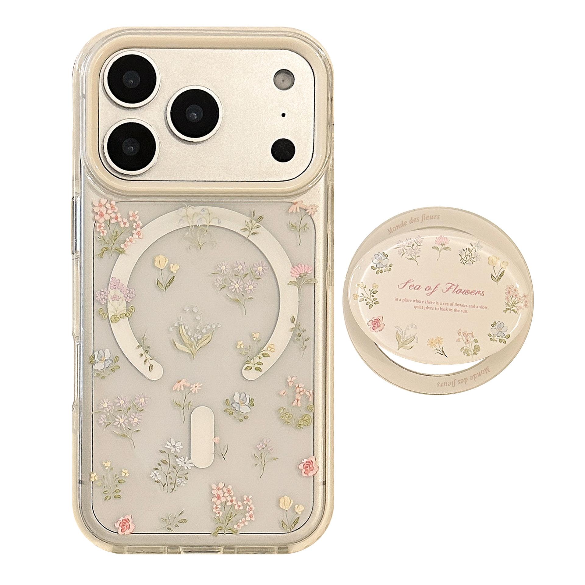 

Чехол-подставка с магнитом и рисунком цветка для iPhone 16, iPhone 17 и iPhone 17 Pro Max iPhone 11