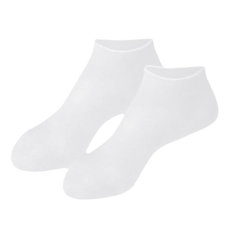Unisex Silicone Moisturizing Anti-Crack Socks for Heel Protection and Foot Care