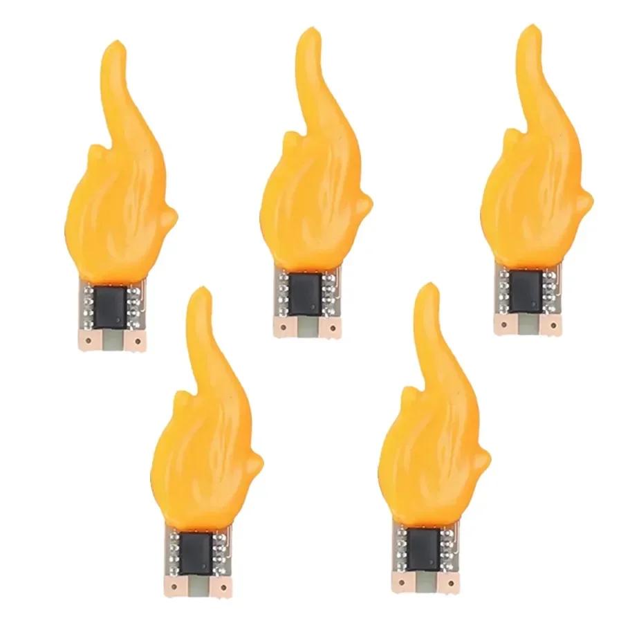5PCS 3V Led COB Flash Candles Edison Flame Warm Diode Birthday Party Decoration Bulb Acssories Candle Light DIY Decoration
