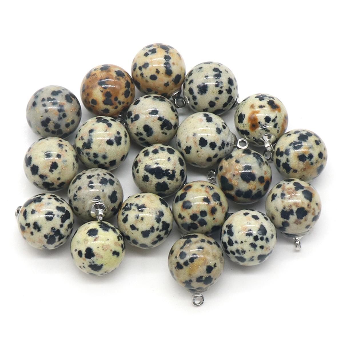 

Подвеска из натурального камня, круглый шар, кристалл, розовый кварц, агат, унакит, содалит, обсидиан, подвески для изготовления ювелирных изделий, ожерелье, серьги, аксессуары 12 мм 2Pc/12mm-Damation Jasper