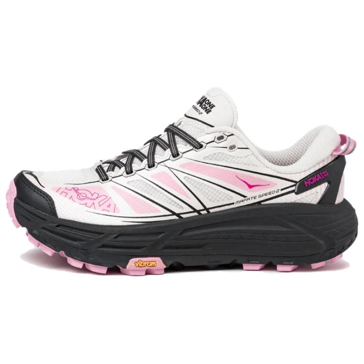 HOKA Mafate Speed 2 Grout Carbon Black Унисекс Кроссовки Розовые 1126851-GTCR 40