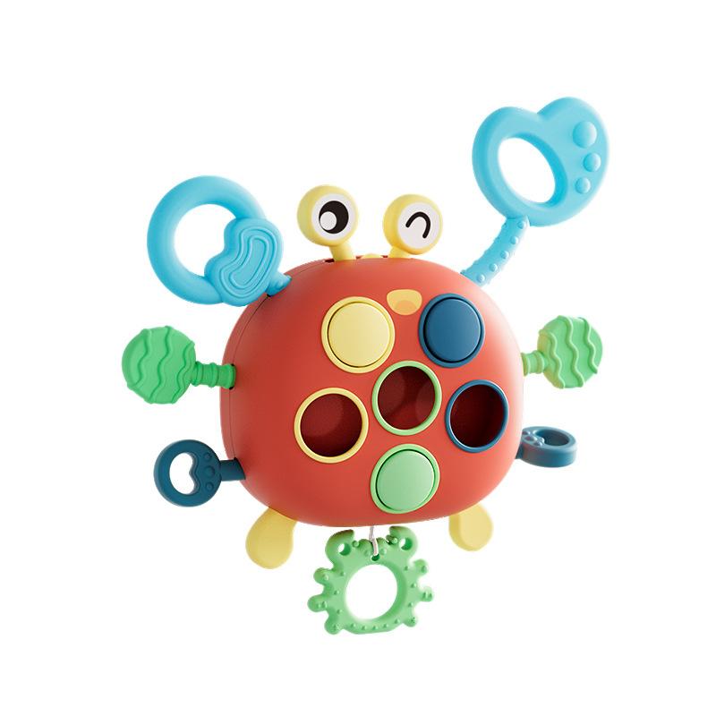 Montessori Sensory Development Baby Toys Pull String Finger Grasp Training Early Learning Education Toys For 6-24 Months Baby