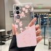 Letter Case For OPPO A5 4G 5G A5iPro A5i Pro A6i Fashion Flower Cover Transparent Soft Silicone TPU Clear Printing Phone Casing