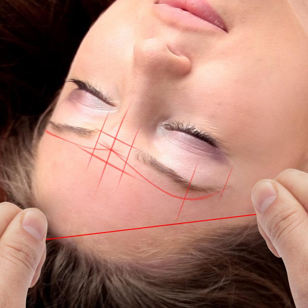30m Microblading Vorgefärbter Mapping-Faden Augenbrauen Make-up Färbelinie Faden Braun Permanent Positionierung Messung Tattoo Werkzeuge