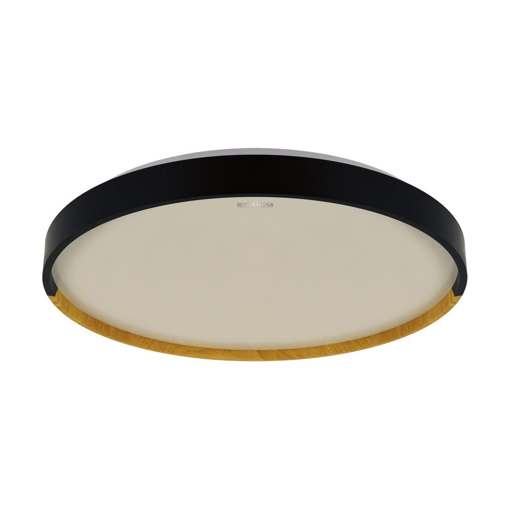 Plafoniera hermetyczna 24W LED 4100K 2820lm okrągła czarna FARNA Ideus 04156