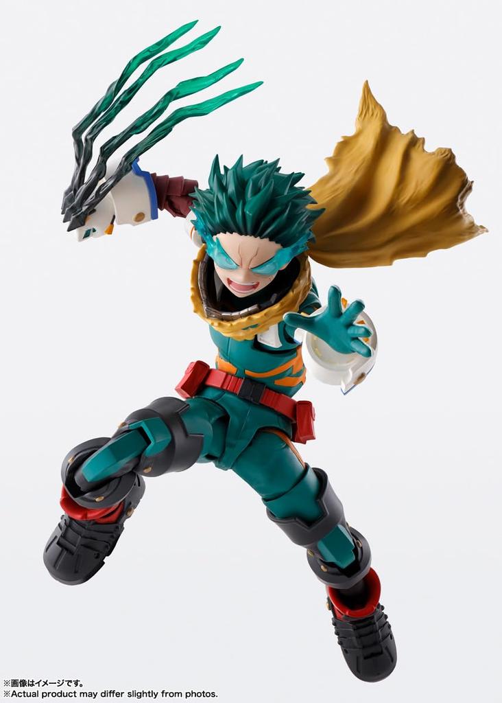 TAMASHII NATIONS My Hero Academia Izuku Approximately PVC ABS Painted Action Figure S.H.Figuarts Midoriya, 140mm, &