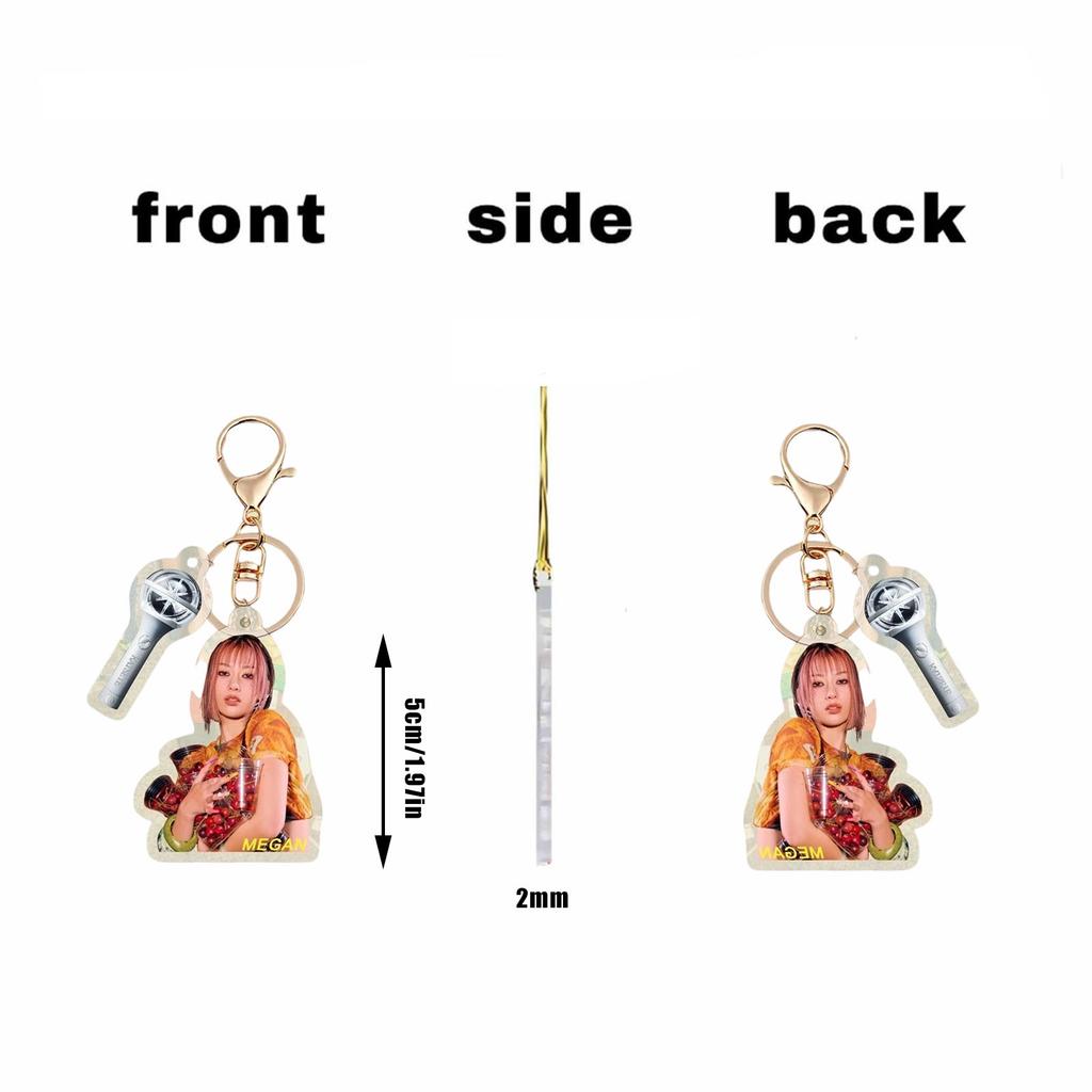 Mädchengruppe KATSEYE Acryl Schlüsselanhänger Neu Taschenanhänger Accessoires Schmuck