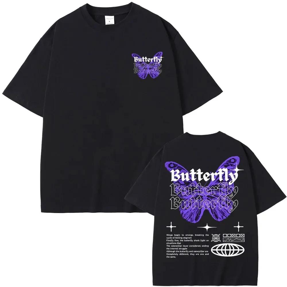 Rapper Kendrick Lamar Pimp A Butterfly Mr. Morale & The Big Steppers Album Graphic Print Tshirt Male Hip Hop Casual Tees