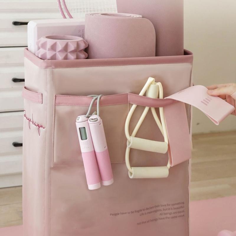 Large Capacity Yoga Mat Storage Bag Convenient Storage Rack for Exercise Gear