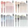 Yumoyuan 8-Piece Mini Makeup Brush Set: Portable, Soft Foundation & Eye Shadow Brushes