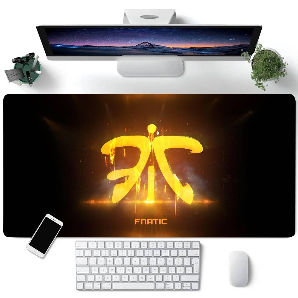 F-Fnatic Коврик для мыши Большой коврик для клавиатуры и стола Игровой коврик для мыши с замком по краю Нескользящий коврик LE600x300x2mm