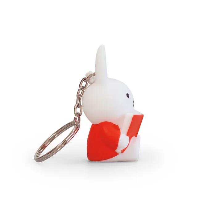 Miffy Reading Keyring Red