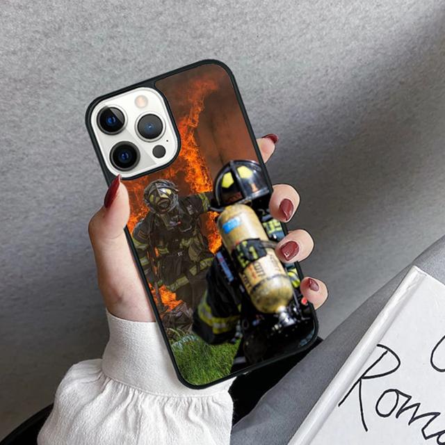 

Firefighter Heroes Fireman Phone Case Cover For iPhone 17 Air 16 15 14 plus 12 13 pro max coque Shell Fundas iPhone 16e