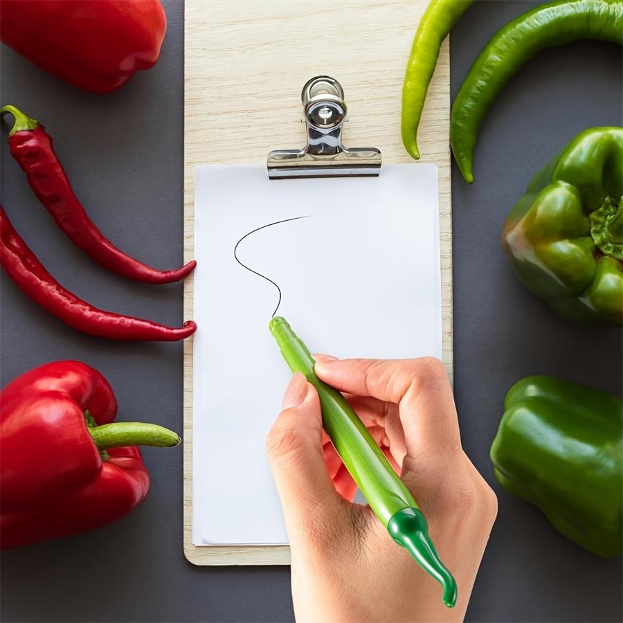 20pcs Gel Pens in The Shape of Chili Peppers |for Office Use, And Great As Gifts for Colleagues And Corporate Event Giveaways.