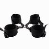 SM Goods Restraint Set for Bed Adjustable Fastening Soft Adult Training Play Handcuffs, Legcuffs, Belts, Type,