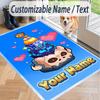 Custom Text Blox Fruits Pattern Floor Rug Soft Indoor Carpet Mat Living Room Bedroom