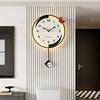 Luminous Sway Wall Clocks Silent Luxury Wall Clock Minimalist Unique Number Clock Living Room Watches Quartz Clock Home Decor
