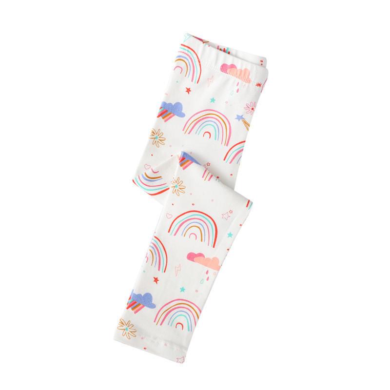 Jumping Meters Girls Pencil Pants Fashion Children s Leggings Floral Full Length Baby Trousers Skinny Pants Costume Children 2T