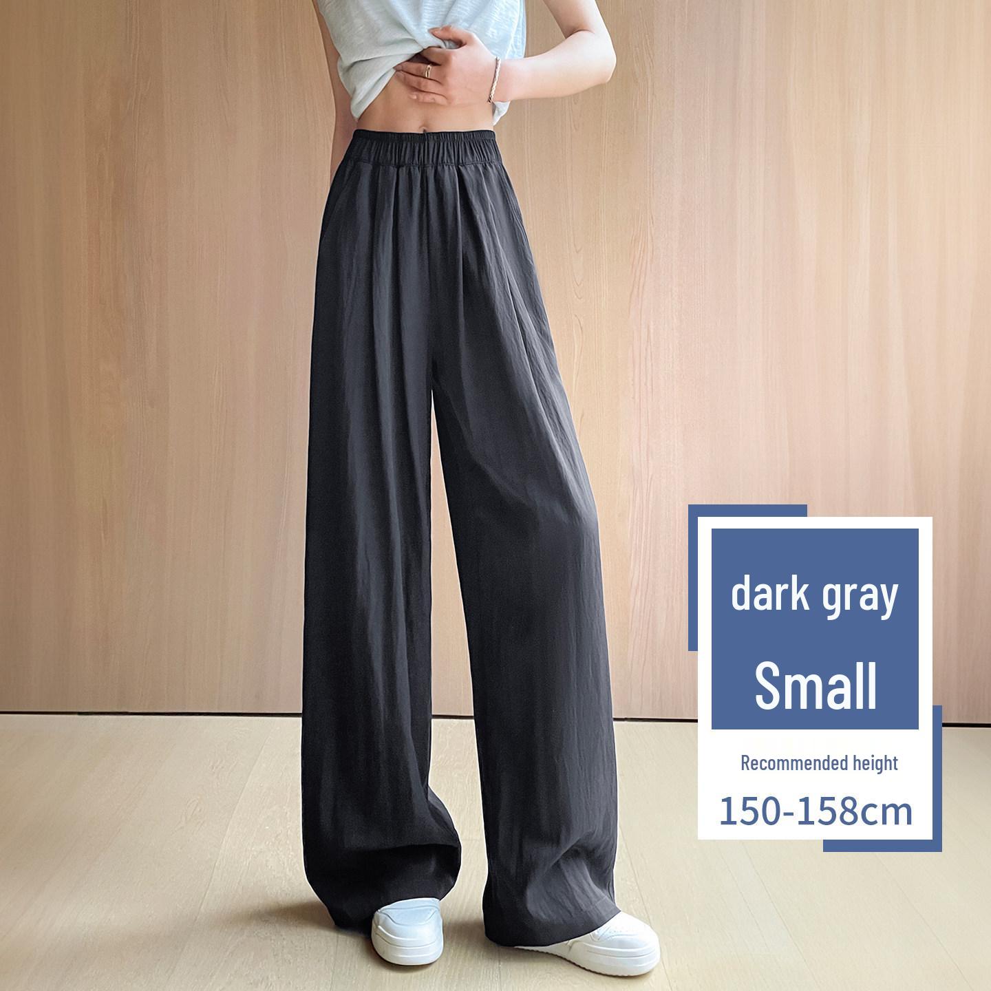 

Women s Ice Silk Wide-Leg Pants - Summer 2026 Zen Style Yamamoto Casuals 2XL