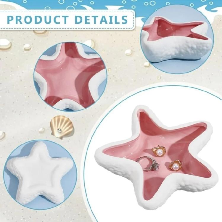 Naval Fashion Earthenware Accessories Tray Decorative Functional Planner For Daily Jewelry And Conceit Rudiments