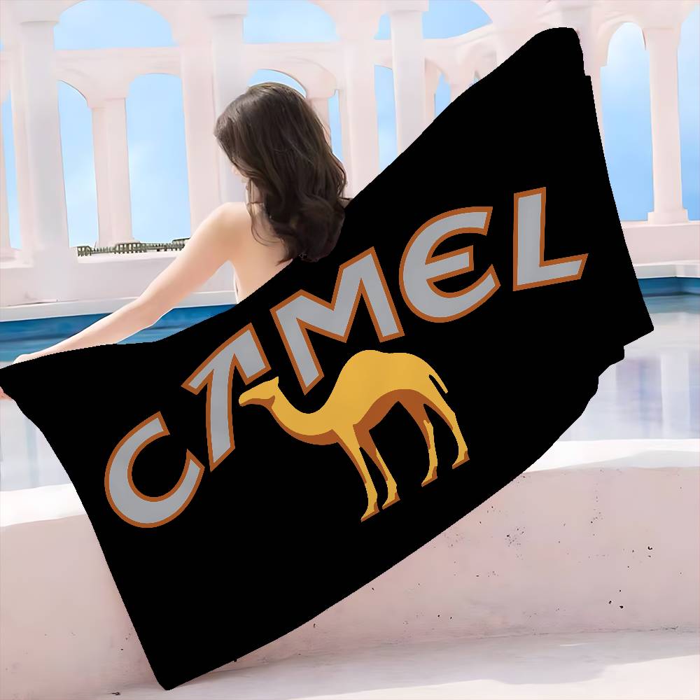Fashion Brand C-Camel Logo Big Microfiber Beach Towels Quick Dry Towel Sand Beach Towels Pool Towel for Travel Swim Pool Yoga