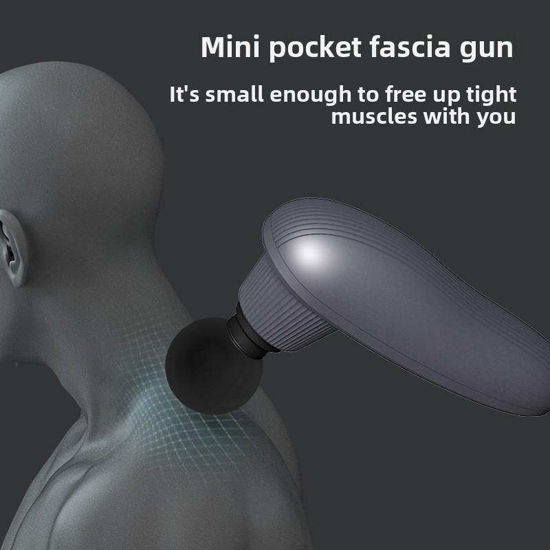 Tiny Fascia Gun Wireless Massage Gun Muscle Relaxation Massage Equipment Neck Membrane Grab Cervical Spine MassagingTool