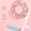 Lightweight USB Fan Multifuntional Cooling Device Small Fan Handheld Powerful Fan Cute Desk Fan for Desk Travel Use