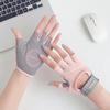Women's Anti-Slip Fitness Exercise Half Finger Gloves Wear-Resistant Yoga Spinning Bike Sports Training Gloves