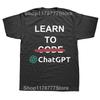 ChatGPT University Code Chat GPT Developer Programmer Coder Artwork Creative Graphics Unisex Tops Think Less Letters T Shirts