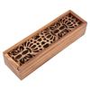 Retro Hollow Wooden Pencil Box Portable Storage Student Cute Multifunctional Stationery Desk Accessories School Study Supplies