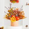 Artificial Fall Flowers Autumn Potted Plants Fake Plants for Harvest Table Centerpieces Home Office Farmhouse Thanksgiving Decor