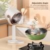 Desktop Range Hood Extractor Exhaust Adjustable Angle USB Rechargeable Exhaust Fan Portable Small Kitchen Hood for Indoor BBQ