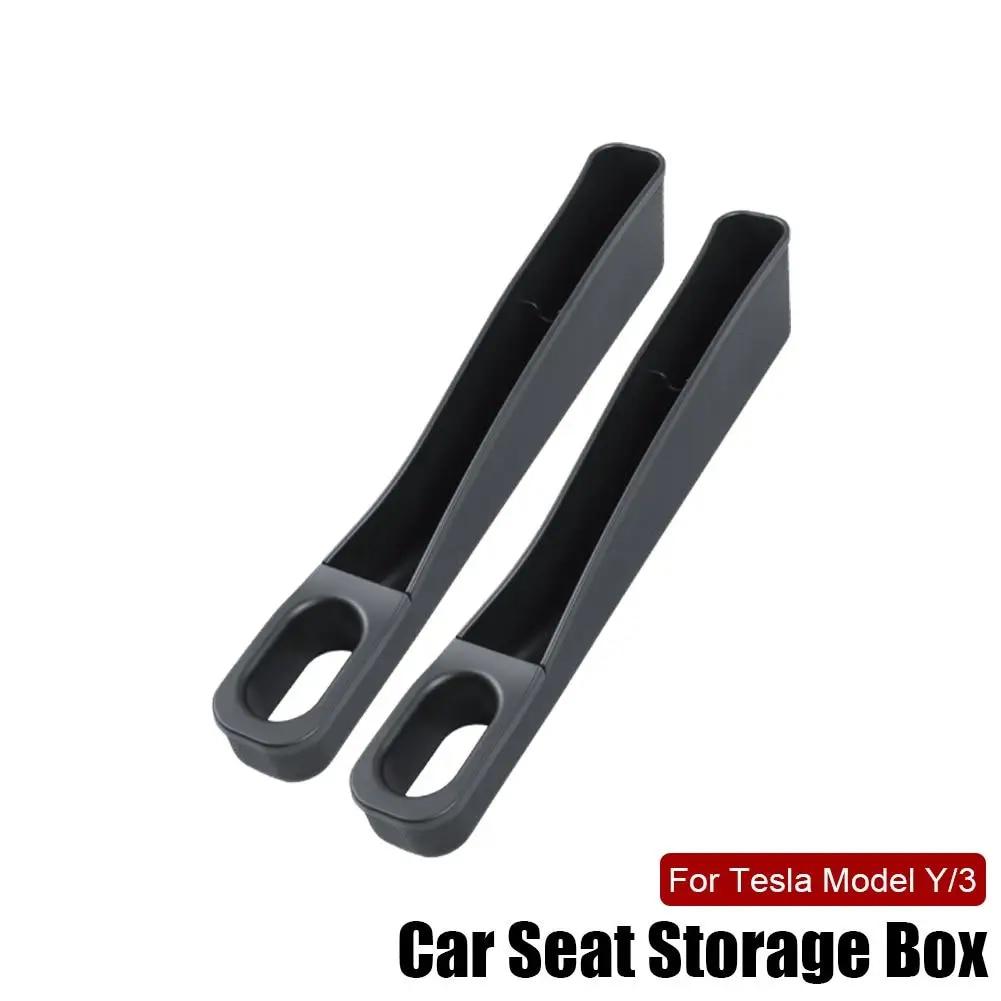 Car Storage Box for Tesla Model Y Model3 Seat Slot Storage Box Leak-proof Anti-drop Phone Card Holder Car Interior Accessory
