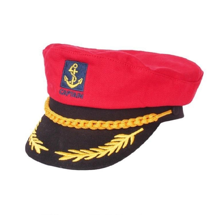 Breathable Embroidered Sailors Hat Adjustable Perfect For Costume Event Daily Wear
