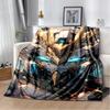 HD Robot GUNDAM Cartoon Soft Flannel Blanket for Bed Bedroom Sofa Picnic,Throw Blanket for Cover Office Christmas Gift Kids