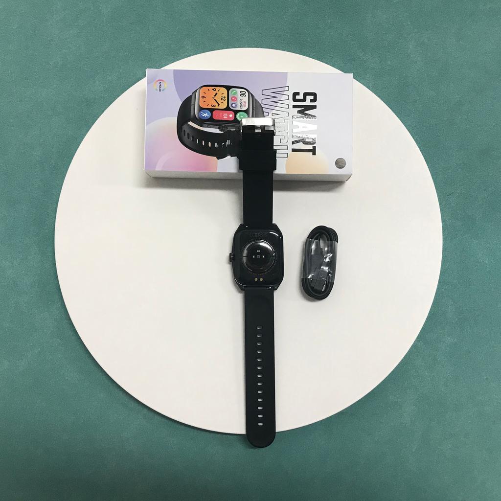 Rainbuvvy HK80 Smart Bracelet Android Smartwatch 128MB ROM 1.95inch AMOLED Full Touchscreen BT5.3 Long Standby Heart Rate Calories NFC Sports Watch