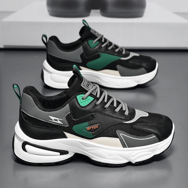 

Summer men s shoes new breathable mesh sports shoes men s trend versatile platform casual dad shoes trendy shoes 39