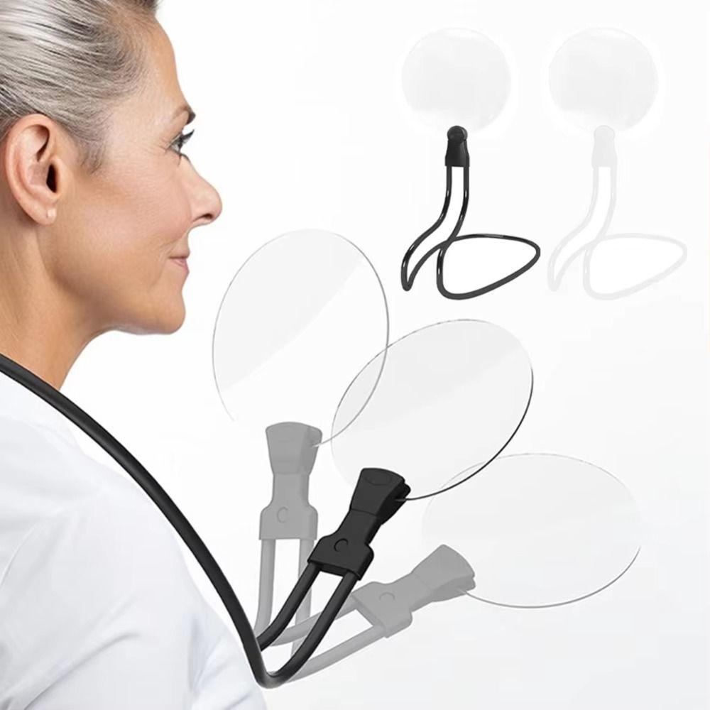 Adjustable Hands Free Magnifying Glass 5X Neck Wear Magnifying Glass Embroidery Magnifier