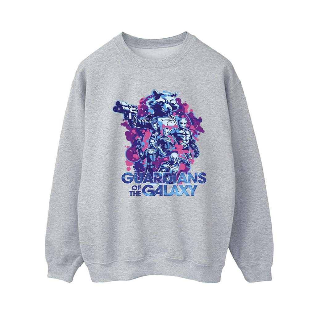 Guardians Of The Galaxy Band 3 Damen Charakterposen Sweatshirt