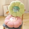 Teddy Toy Plush Animal Cushion Embroidered Design Children Room Nook Reading