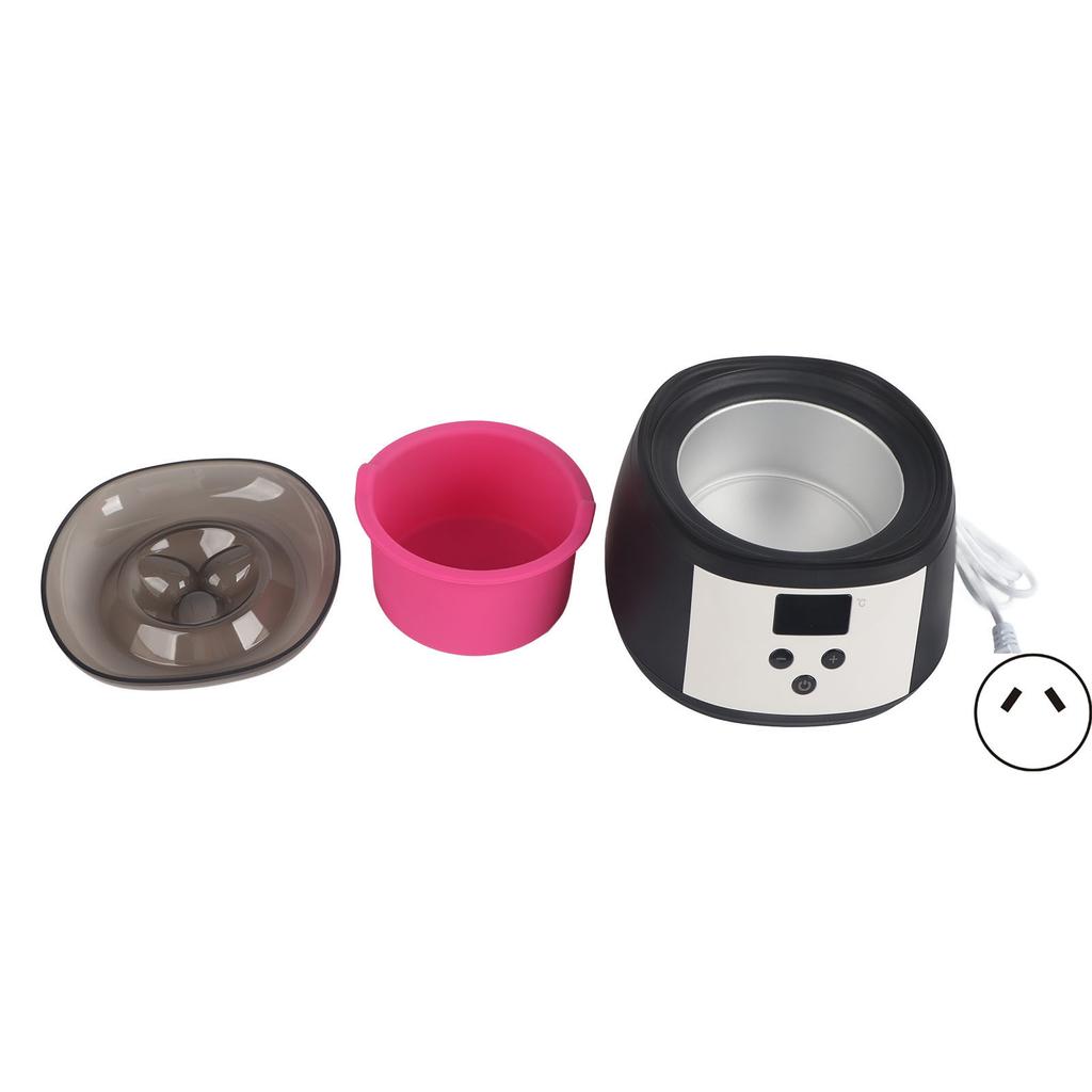 Încălzitor de ceară pentru îndepărtarea părului Afișaj LED din aluminiu Încălzitor de ceară electric cu control al temperaturii 100-240 V