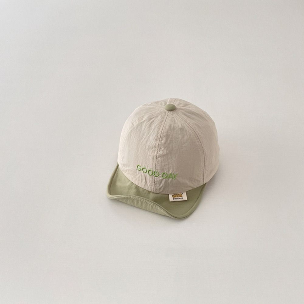 Summer Letter Baseball Cap Soft Children Visors Cap Ins Baby Peaked Hat Boys Girls