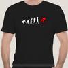 Retro Skier Evolution T-Shirt O Neck Male Low Price Steampunk Print T Shirt Men Summer Funny Pr