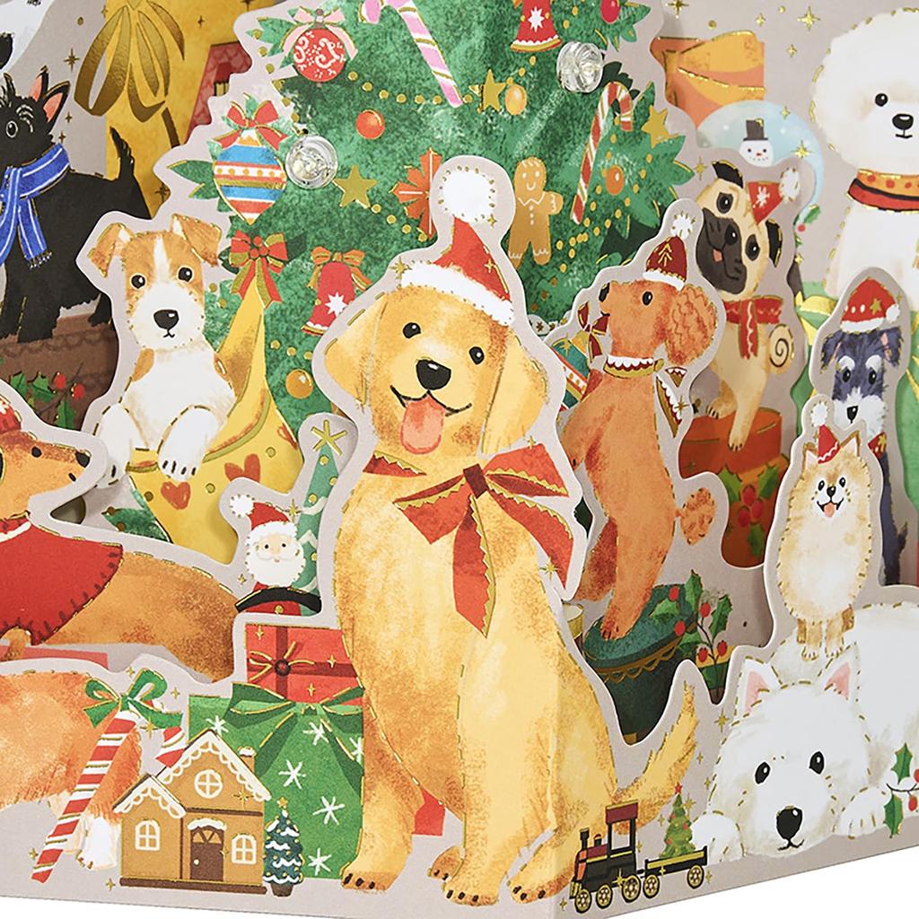Sanrio Christmas Message Christmas Lights Lots of JXPM 243841 Card, Card, & Melodies, Dogs, 4-5,