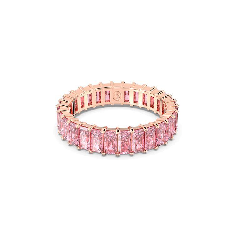 Swarovski Matrix Rectangular Cut Cubic Zirconia Ring Women ring 5648288 Box (Random Color),50